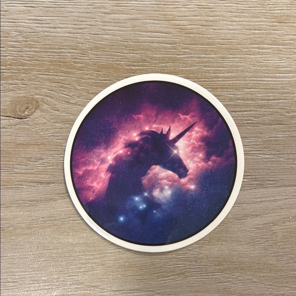 Galaxy Unicorn Waterproof Vinyl Sticker 5 stickers for $5 or 10 for $8 !